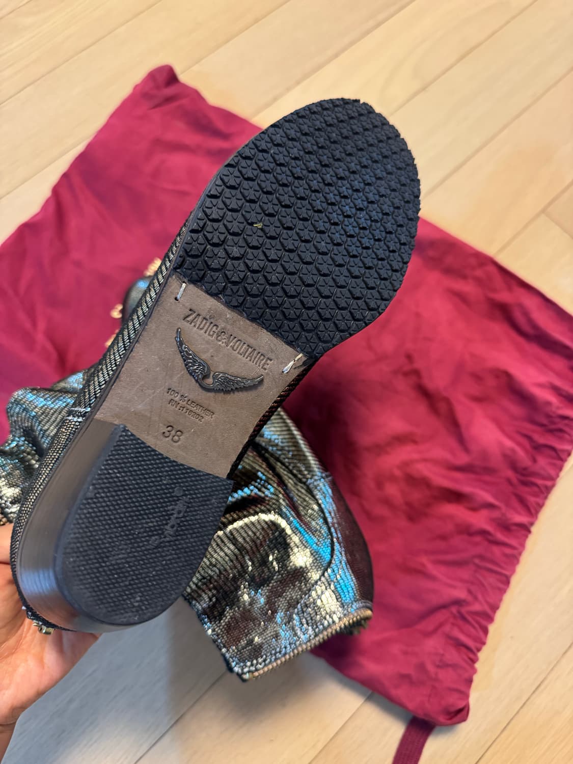 Zadig&Voltaire 웨스턴 부츠 자딕앤볼테르 상품이미지4