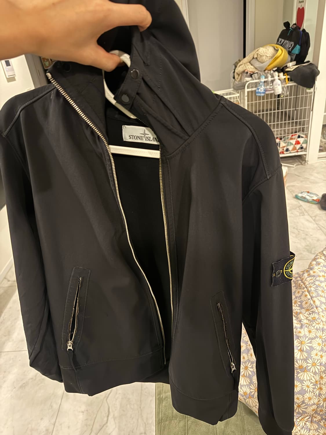 스톤아일렌드 후드 집업 자켓 상품이미지1