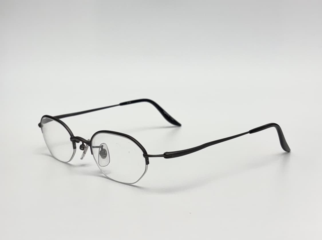 일본 빈티지 반무테 안경 상품이미지1