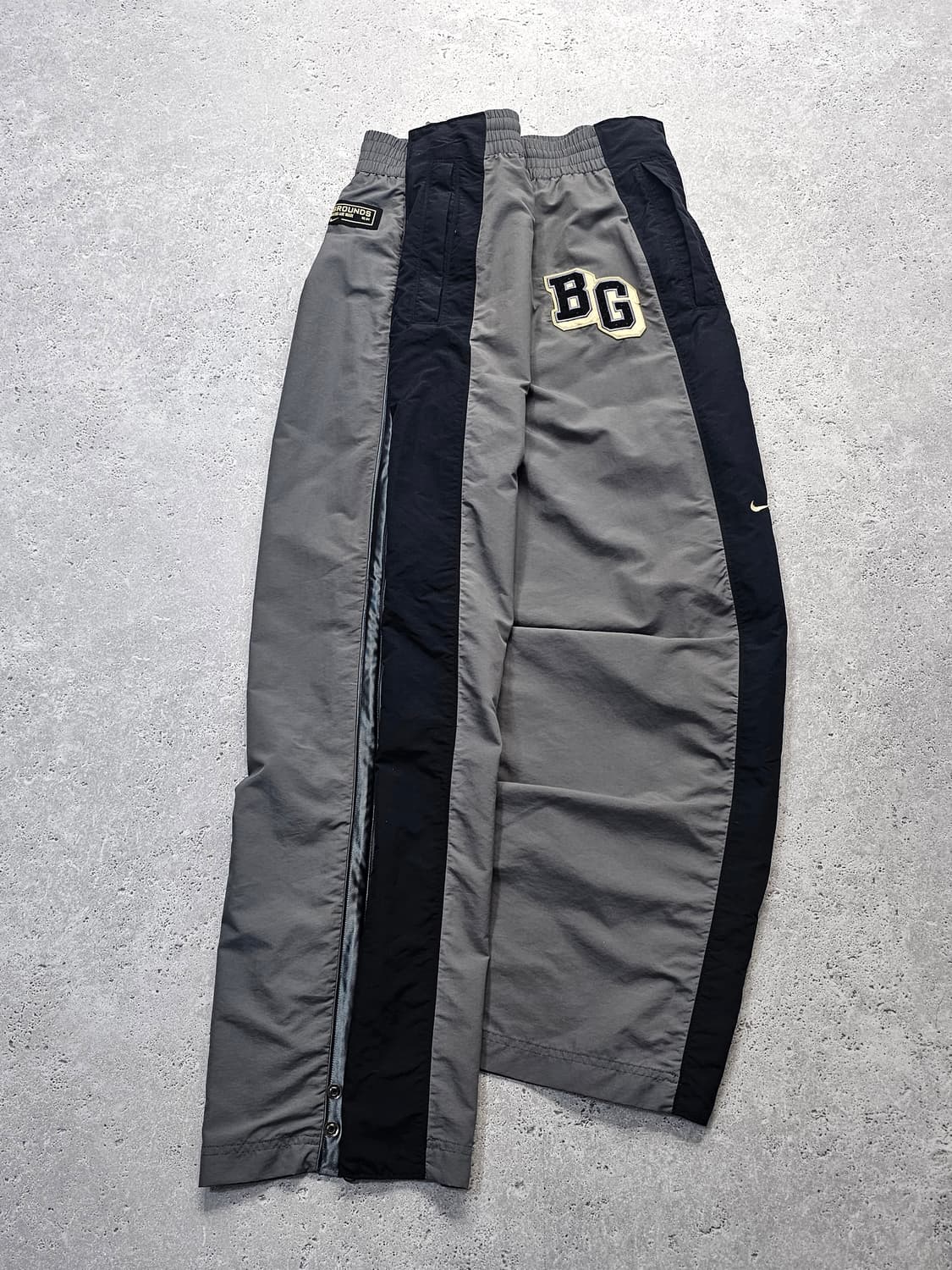 대장 나이키 그레이x블랙 트랙팬츠 바람막이 와이드 바지 상품이미지6