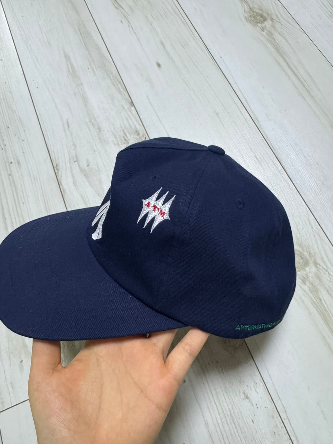 애프터매스 atm 로고 볼캡 네이비 상품이미지3