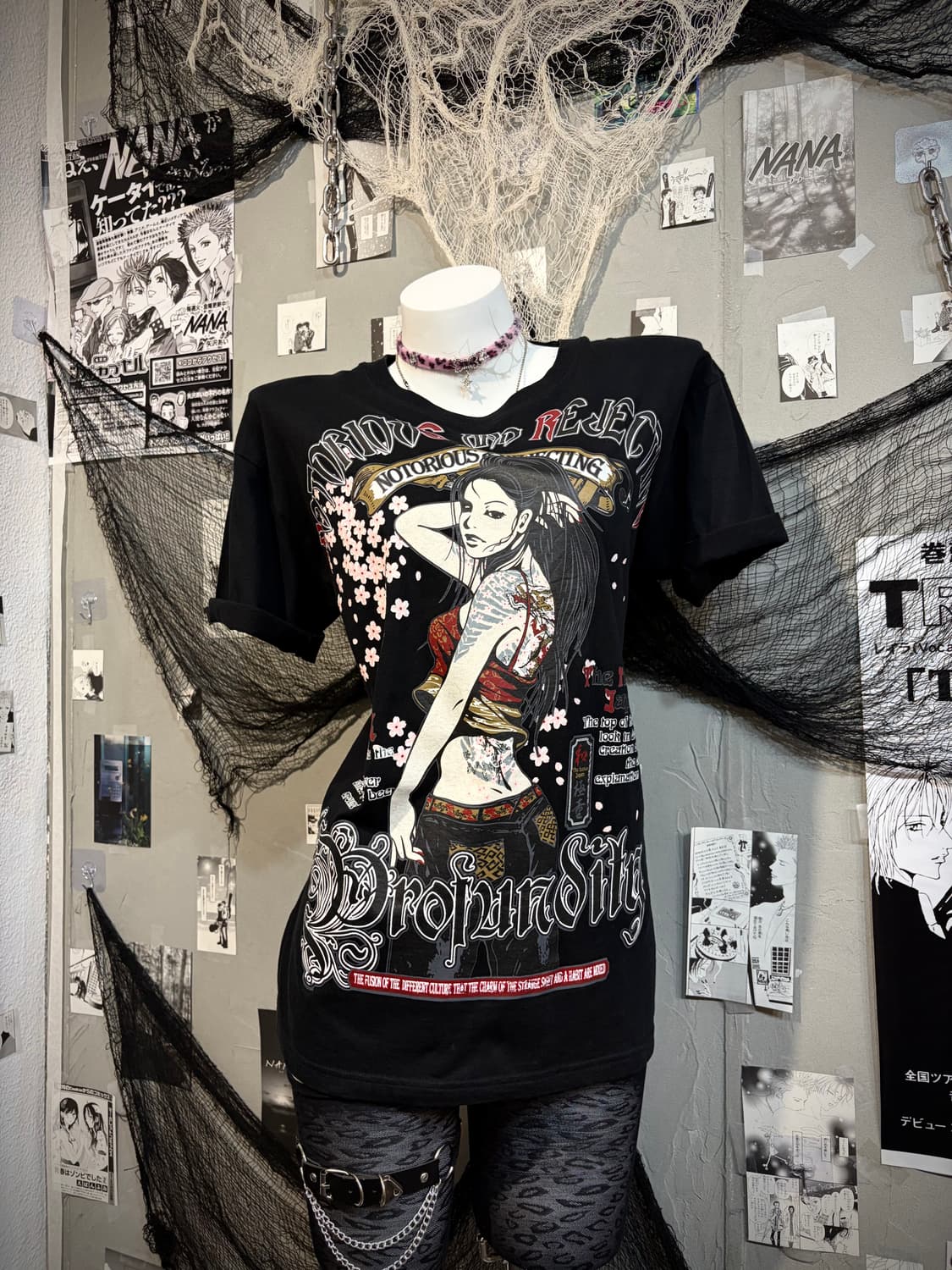 00's Oriental girl Printing over-fit 상품이미지3