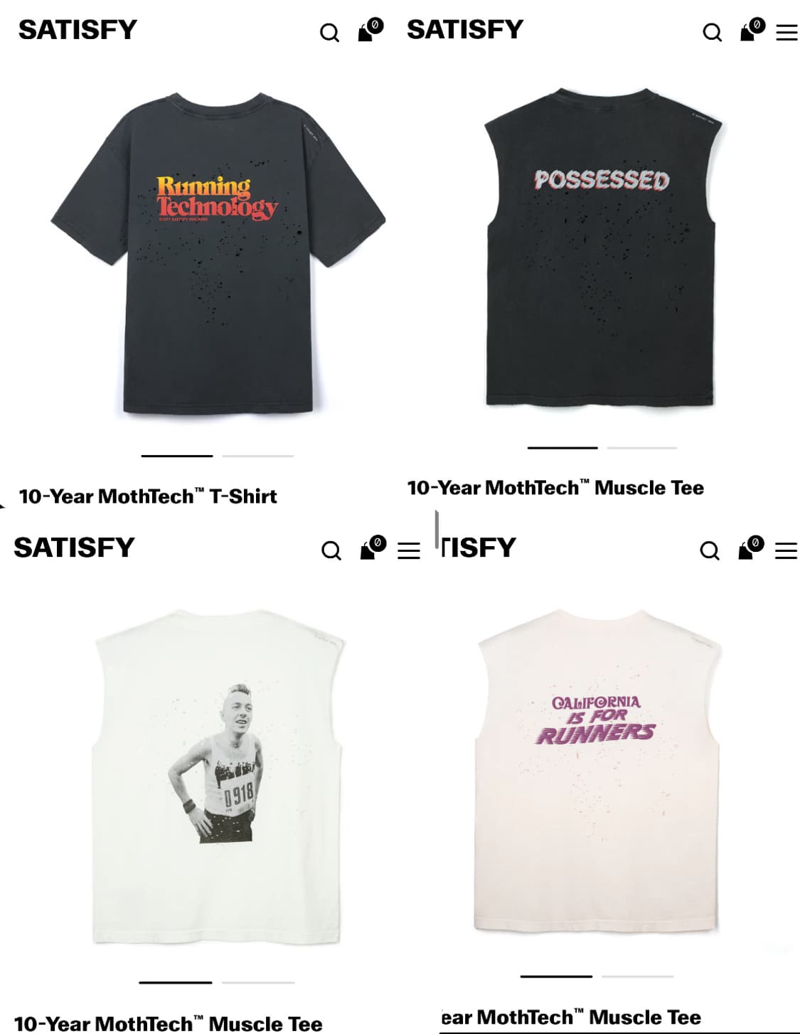4개모델10-Year MothTech T-Shirt L사이즈 판매합니다 상품이미지1
