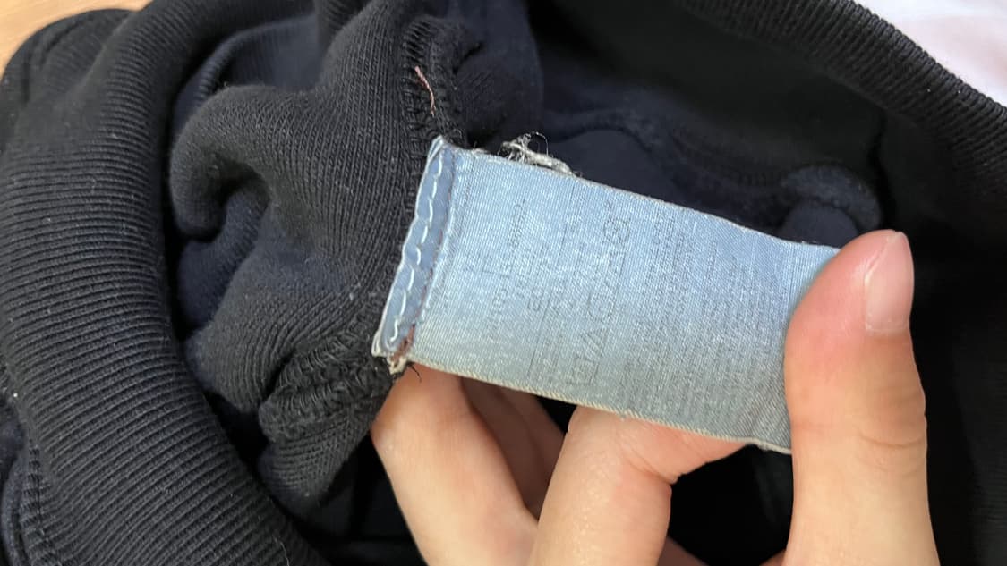 이지 갭 후디 Black XS (Yeezy Gap Hoodie) 상품이미지4