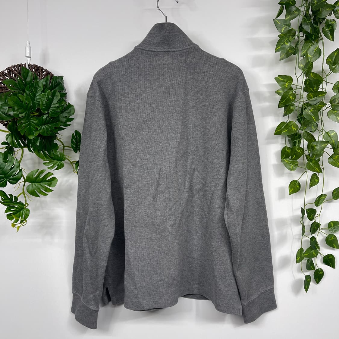 [폴로] 랄프로렌 하프집업 맨투맨 그레이 (L) 상품이미지4