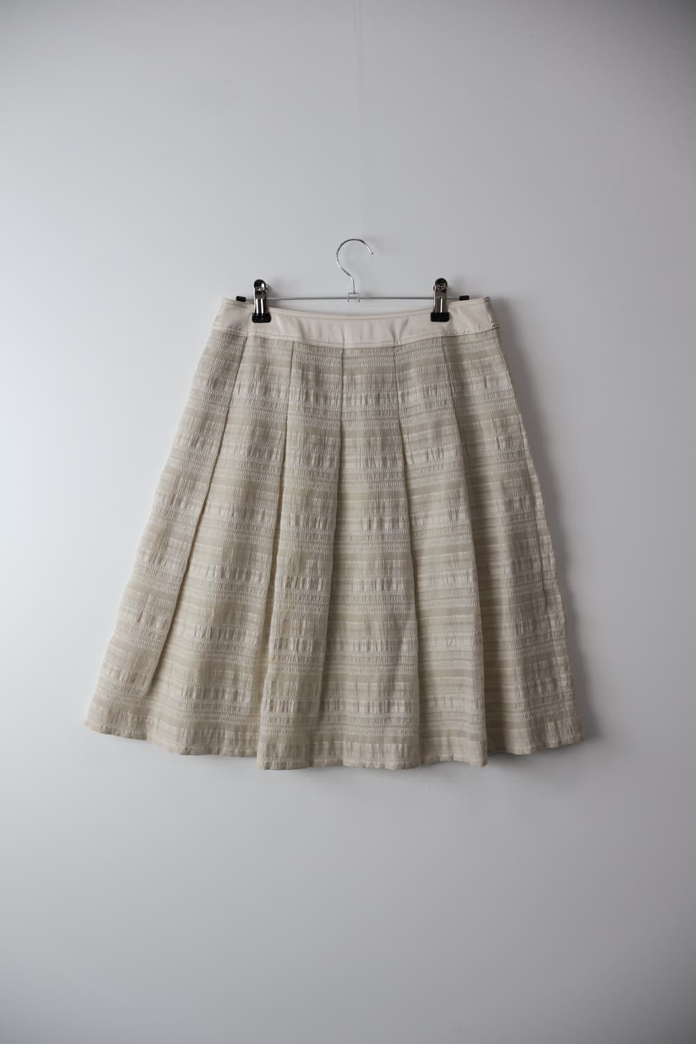 Jpn Ivory Cream Pleated Skirt 상품이미지5