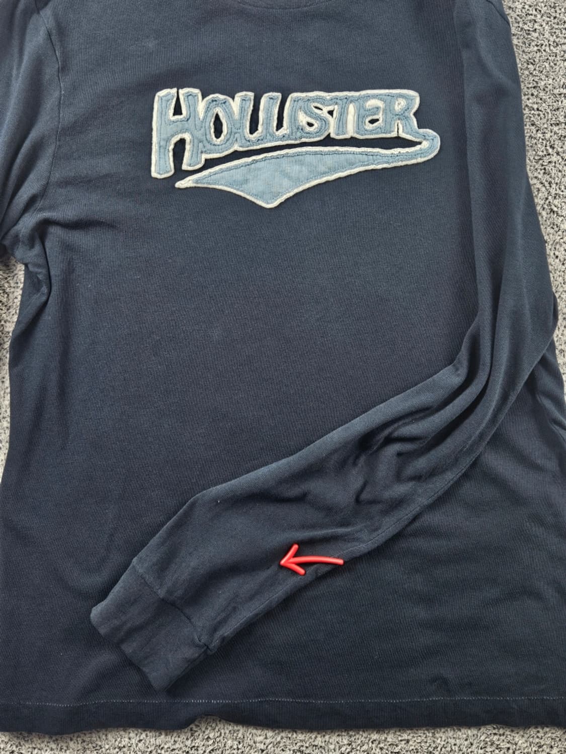 홀리스터 스펠아웃 싱글스티치 롱 슬리브 ( L ) / 11343 상품이미지6