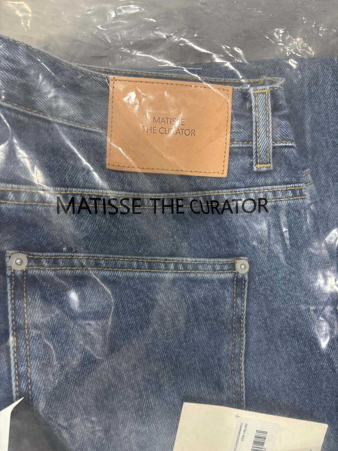 [2] 마티스 더 큐레이터 와이드 데님 팬츠 미드 워시드 상품이미지10