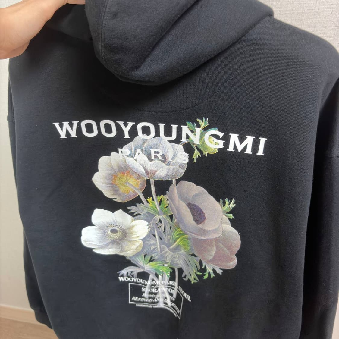 [48/크림판] 우영미 23FW 플라워 후드티 상품이미지3