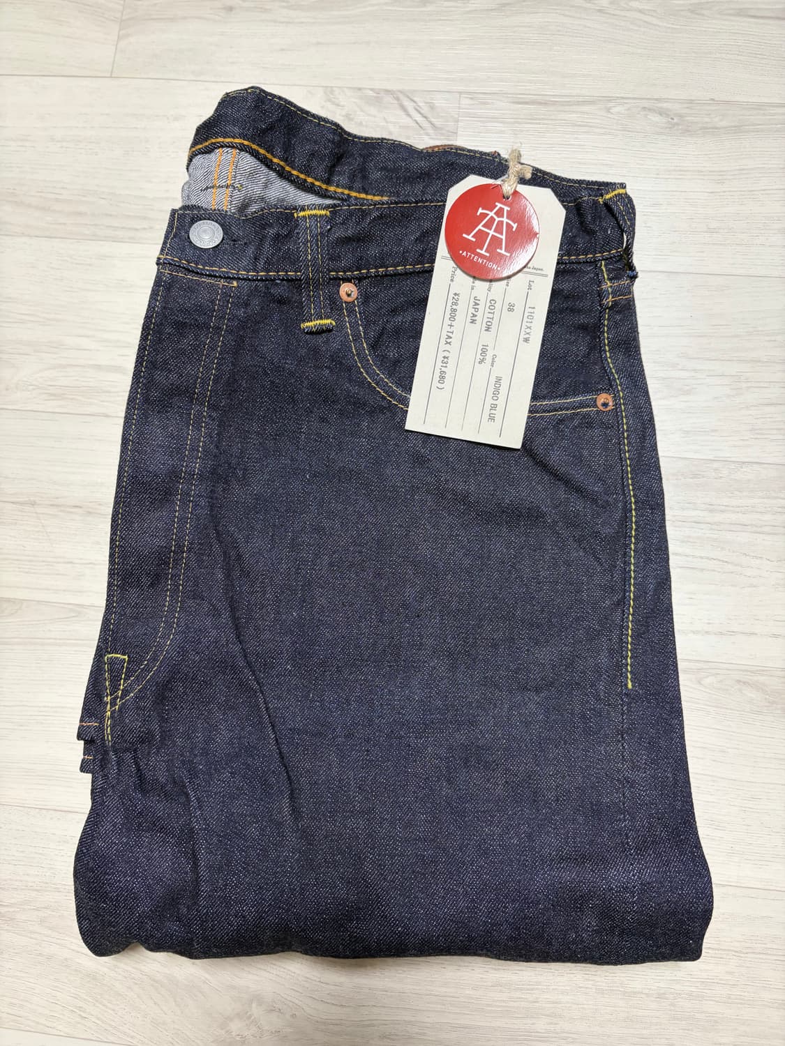 풀카운트 1101XXW 38사이즈 판매 상품이미지1