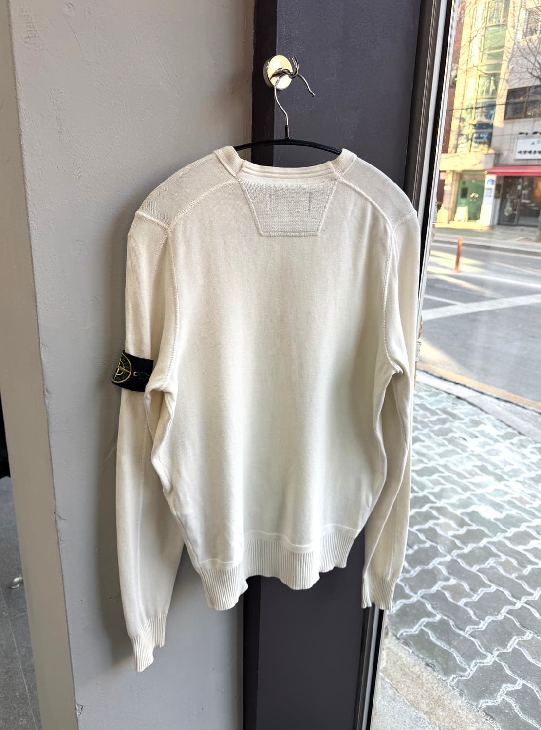 S/ 스톤아일랜드 와펜패치 베이직 스웻 니트 상품이미지6