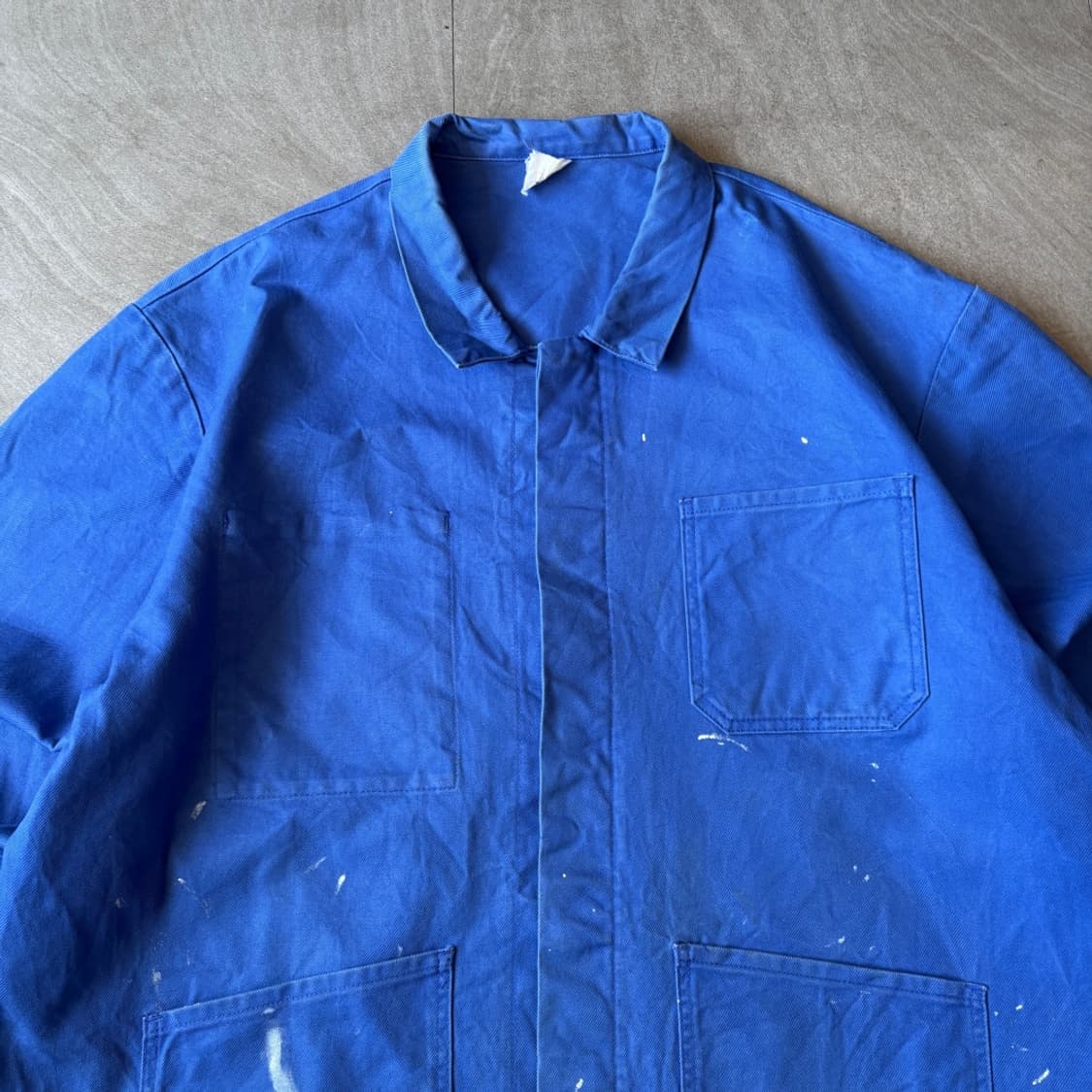 90년대 빈티지 프랑스 생산 프렌치 워크 트윌코튼 자켓 상품이미지2