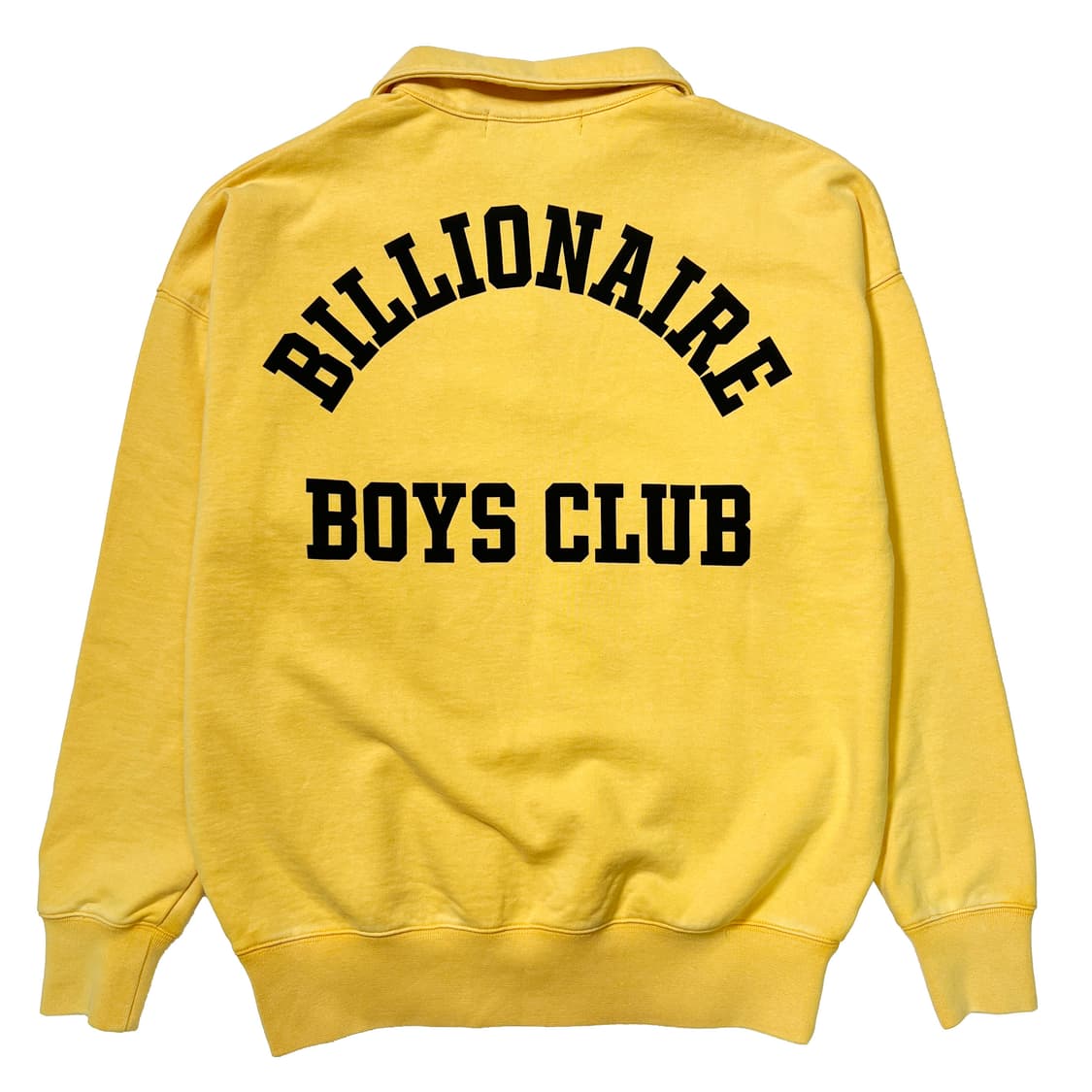 BBC 라이온 쿼터 집 스웻셔츠 워시드 머스타드 (S) 상품이미지1