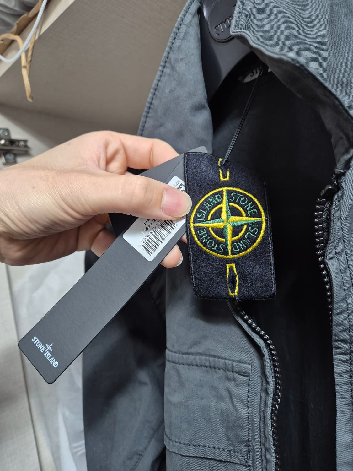 새상품 미시착 스톤아일랜드 오버셔츠 자켓90-S 상품이미지3