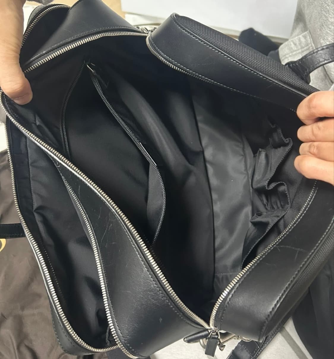 구찌 웹 나일론 브리프케이스 가방 387109 상품이미지5