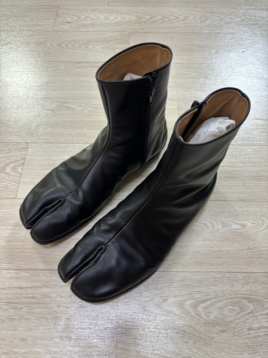 메종마르지엘라 타비 앵클 플랫 부츠 블랙 42사이즈 상품이미지3