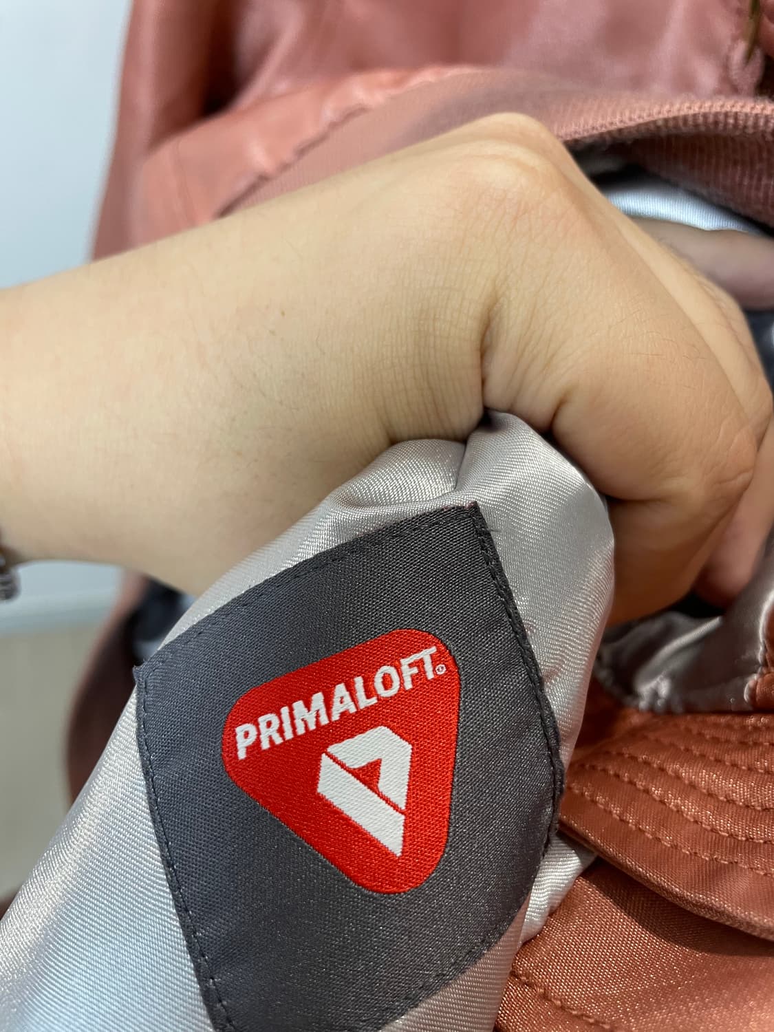 (L) Gap 갭 프리마로프트 핑크 ma1 봄버 자켓 상품이미지8