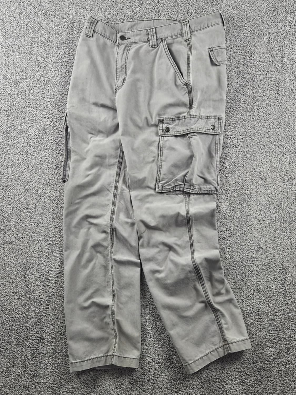 칼하트 코튼 캔버스 카고 포켓 워크 팬츠 ( 34X32 ) / 10902 상품이미지2