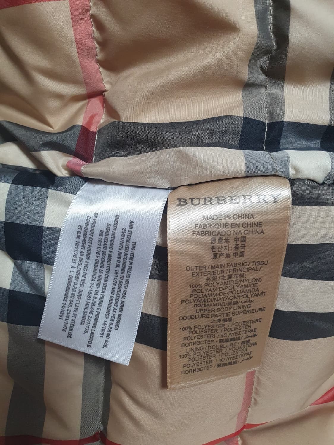 버버리 여성 롱패딩 라쿤퍼 베이지 다운파카 S 상품이미지9