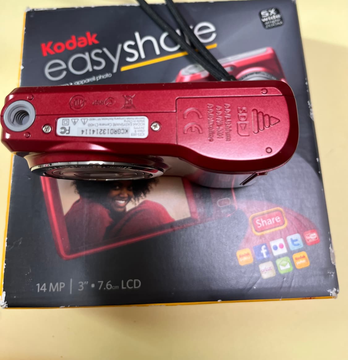 코닥 이지쉐어 c1450 레드  빈티지 디카 상품이미지5