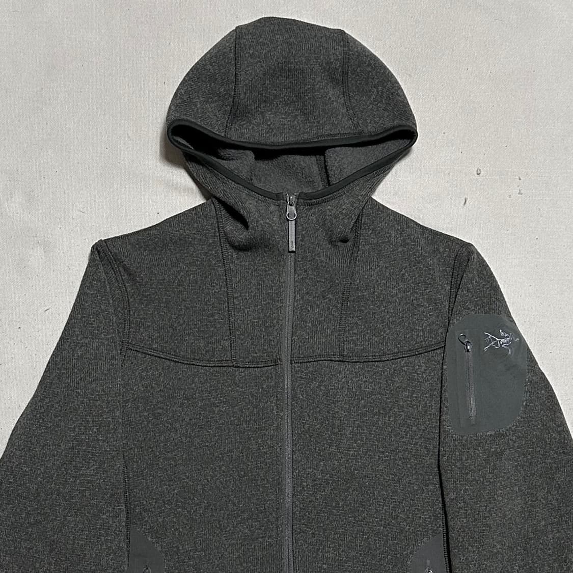 S 아크테릭스 여성용 챠콜 후드 플리스 상품이미지1