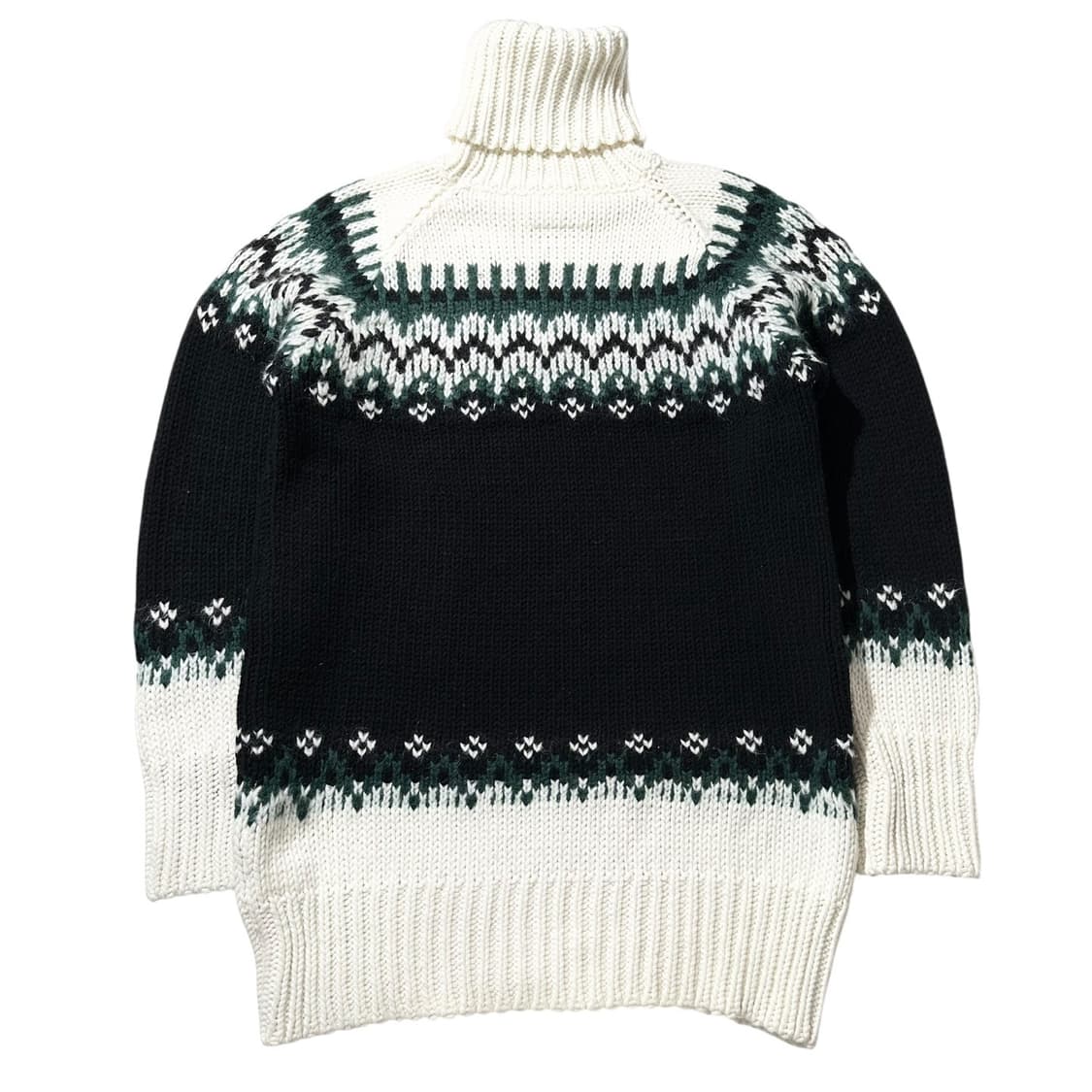 (새상품,매장판) 메종 마르지엘라 MM6 노르딕 패턴 터틀넥 니트 원피스 상품이미지4