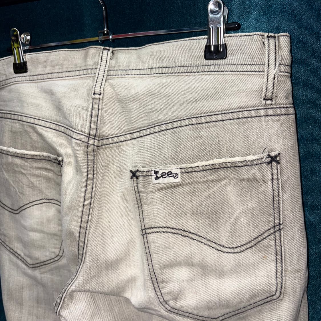 (31) Lee 라이더스 독수리 프린팅 그레이 진 made in JAPA 상품이미지4
