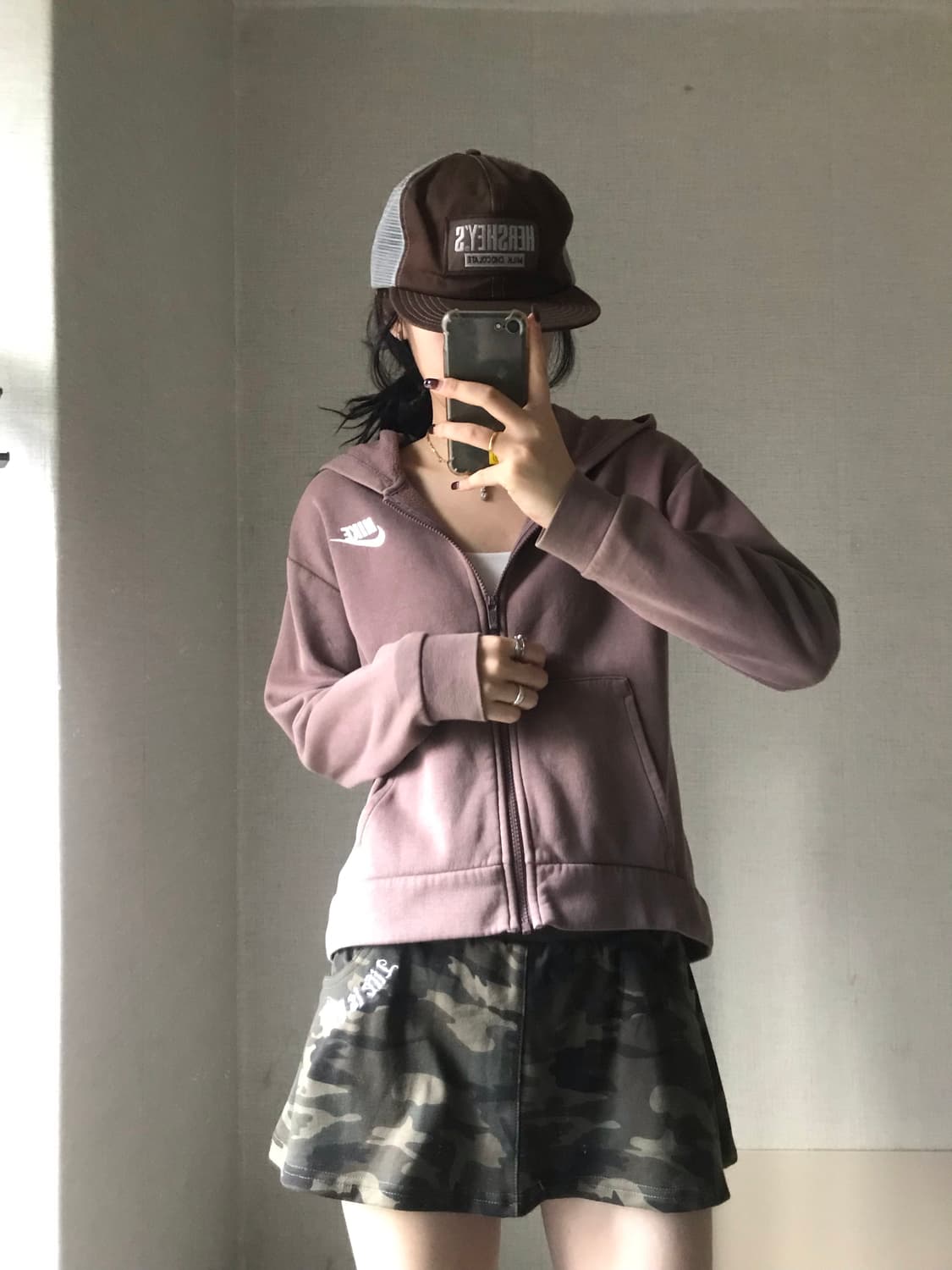 나이키 브라운 후드집업 상품이미지2