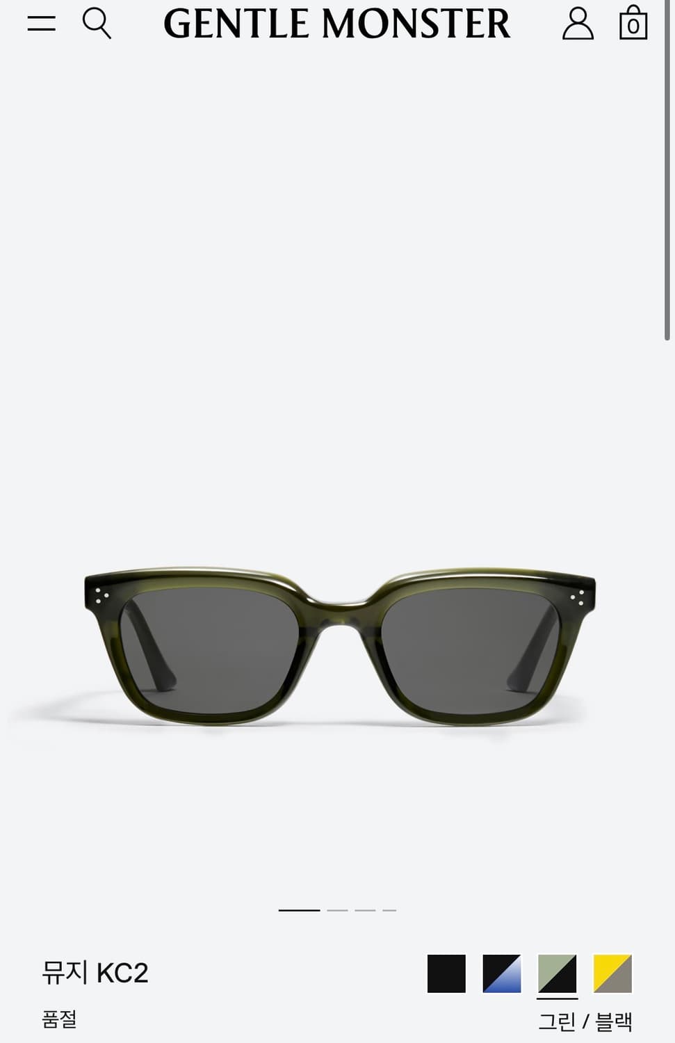 젠틀몬스터 musee 상품이미지1