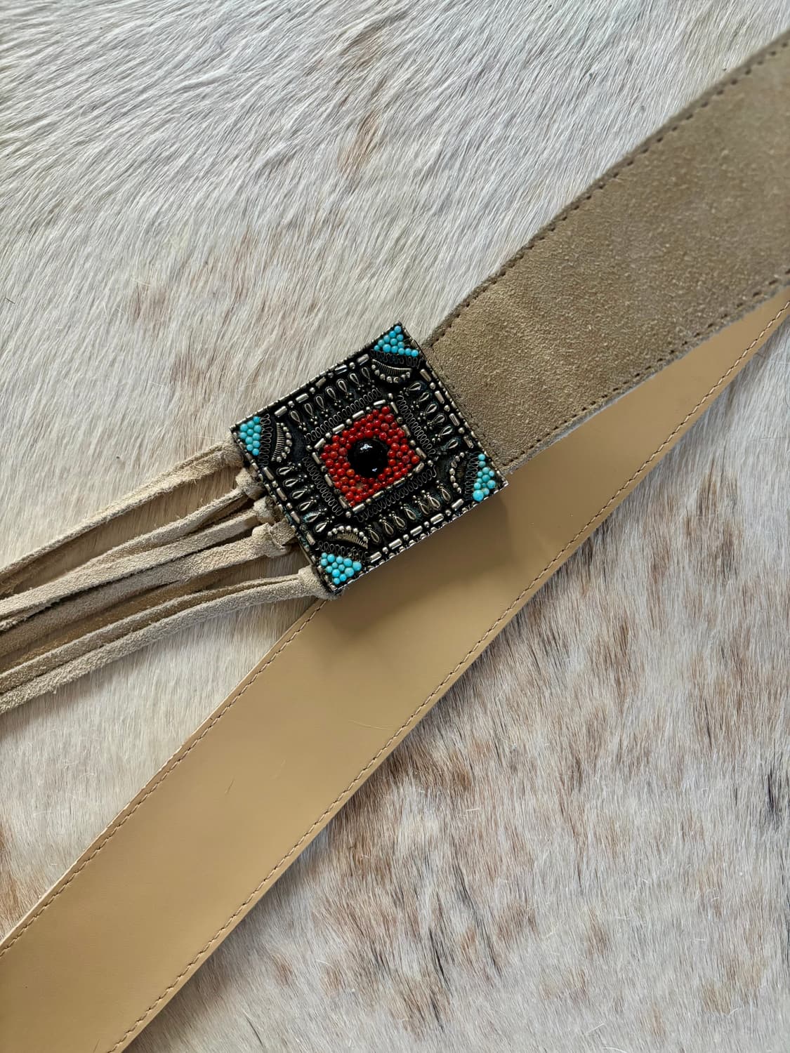 빈티지 스웨이드 스트랩 벨트 상품이미지2