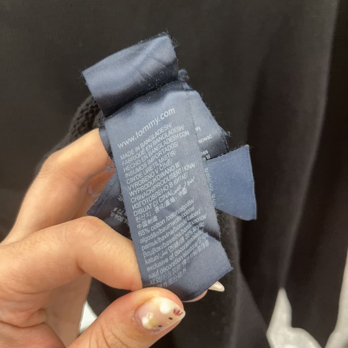 타미힐피거 빅로고 터틀넥 코튼 니트 스웨터 95 C06317 상품이미지4