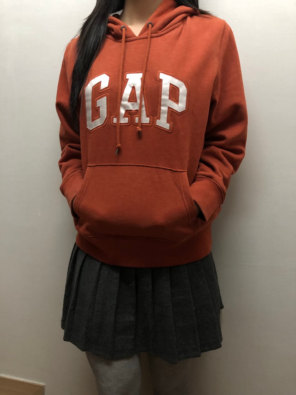 빈티지 갭 오렌지 후디 상품이미지5