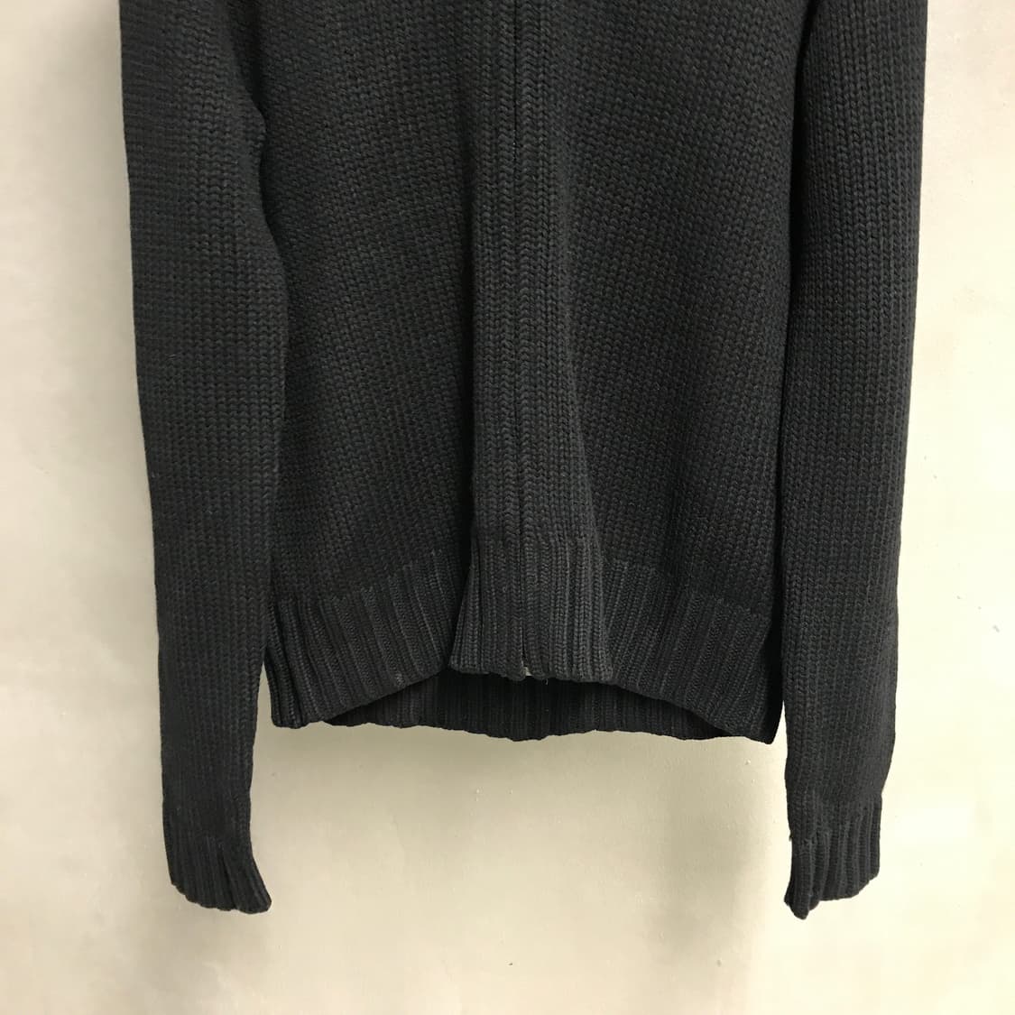 폴로 랄프로렌 니트 집업 블랙 L 상품이미지3