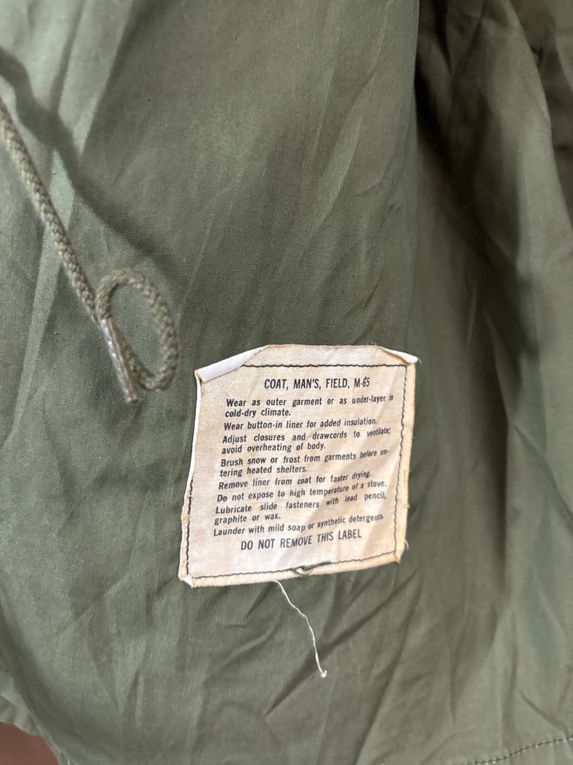 60‘s U.S Army M-65 Field Jacket. (2nd) 상품이미지7