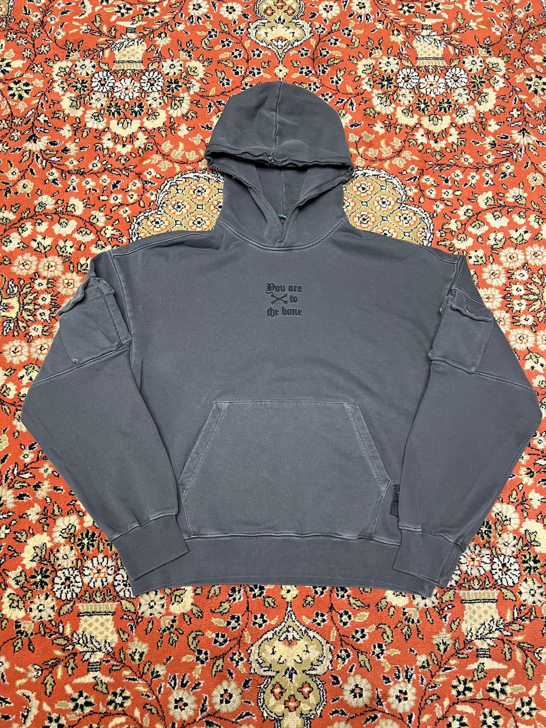 [XL] 아워포켓츠 차콜 후드티 상품이미지1