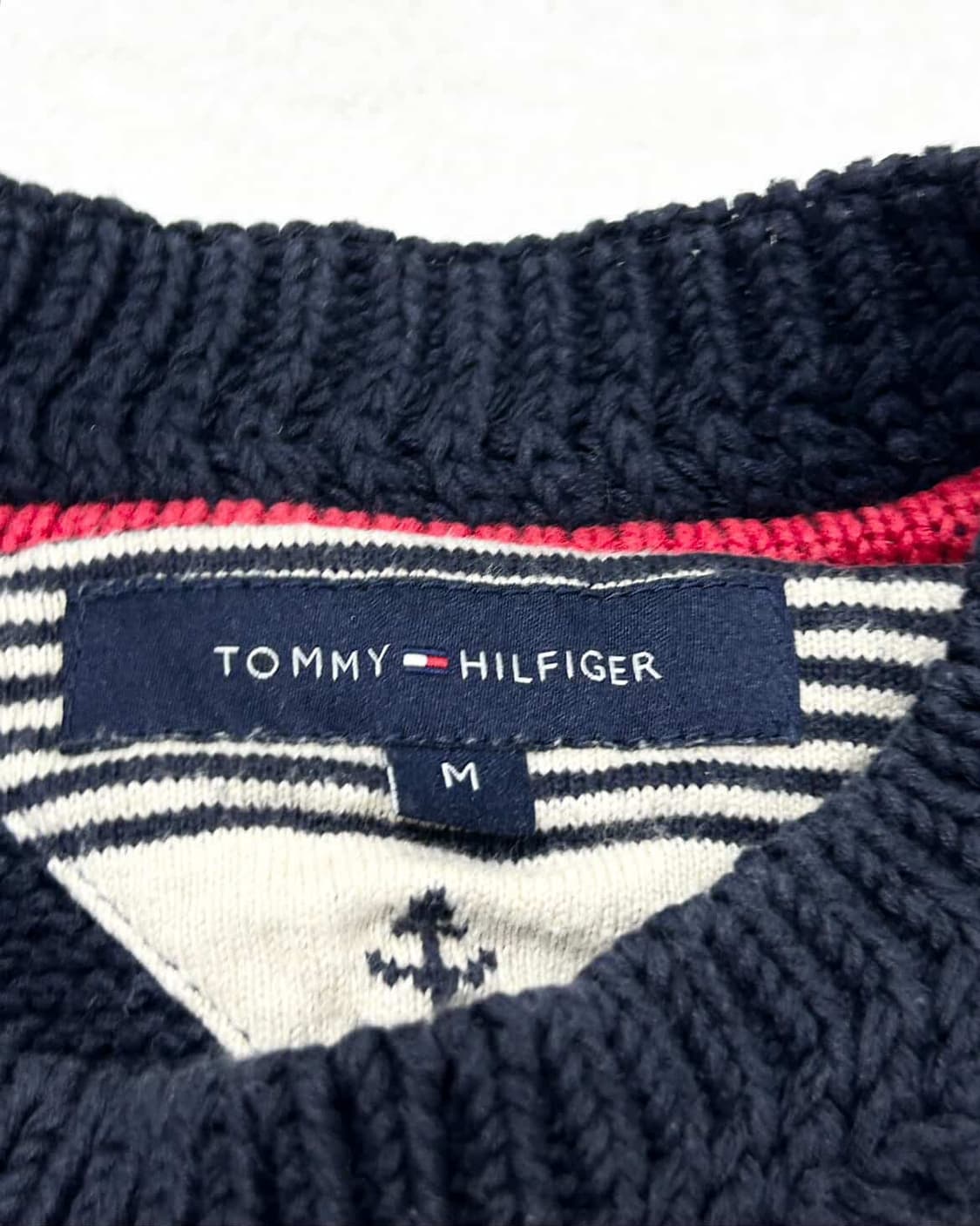 타미힐피거 미니로고 단가라 니트 상품이미지7