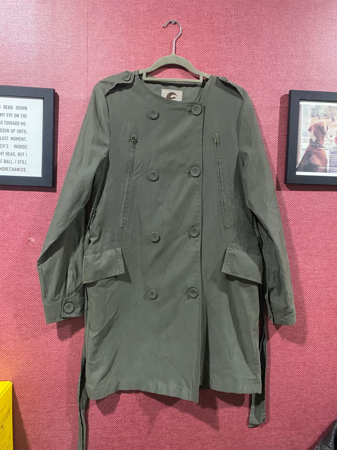 Anais 카키색 트렌치 코트55 상품이미지2