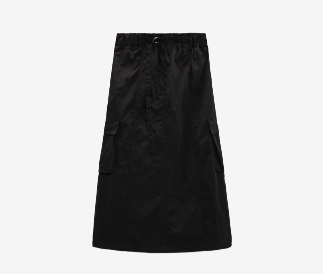 자라 나일론 카고 스커트 S 상품이미지1