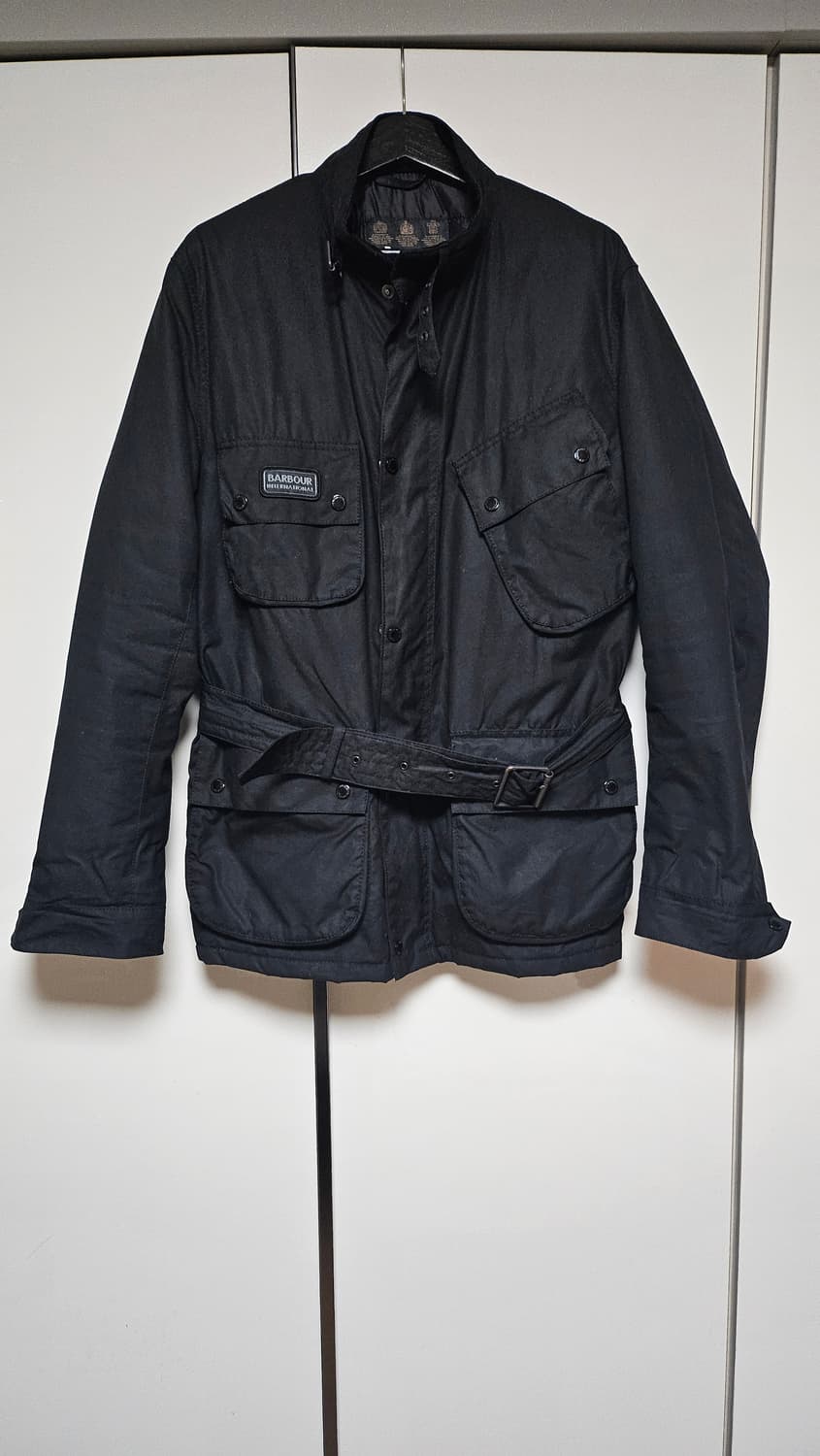 바버 인터내셔널 듀크 왁스 자켓 블랙 XL 상품이미지1