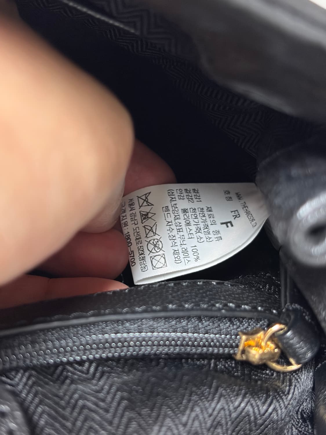 루즈앤라운지 크로스 숄더 토트백 블랙 상품이미지8