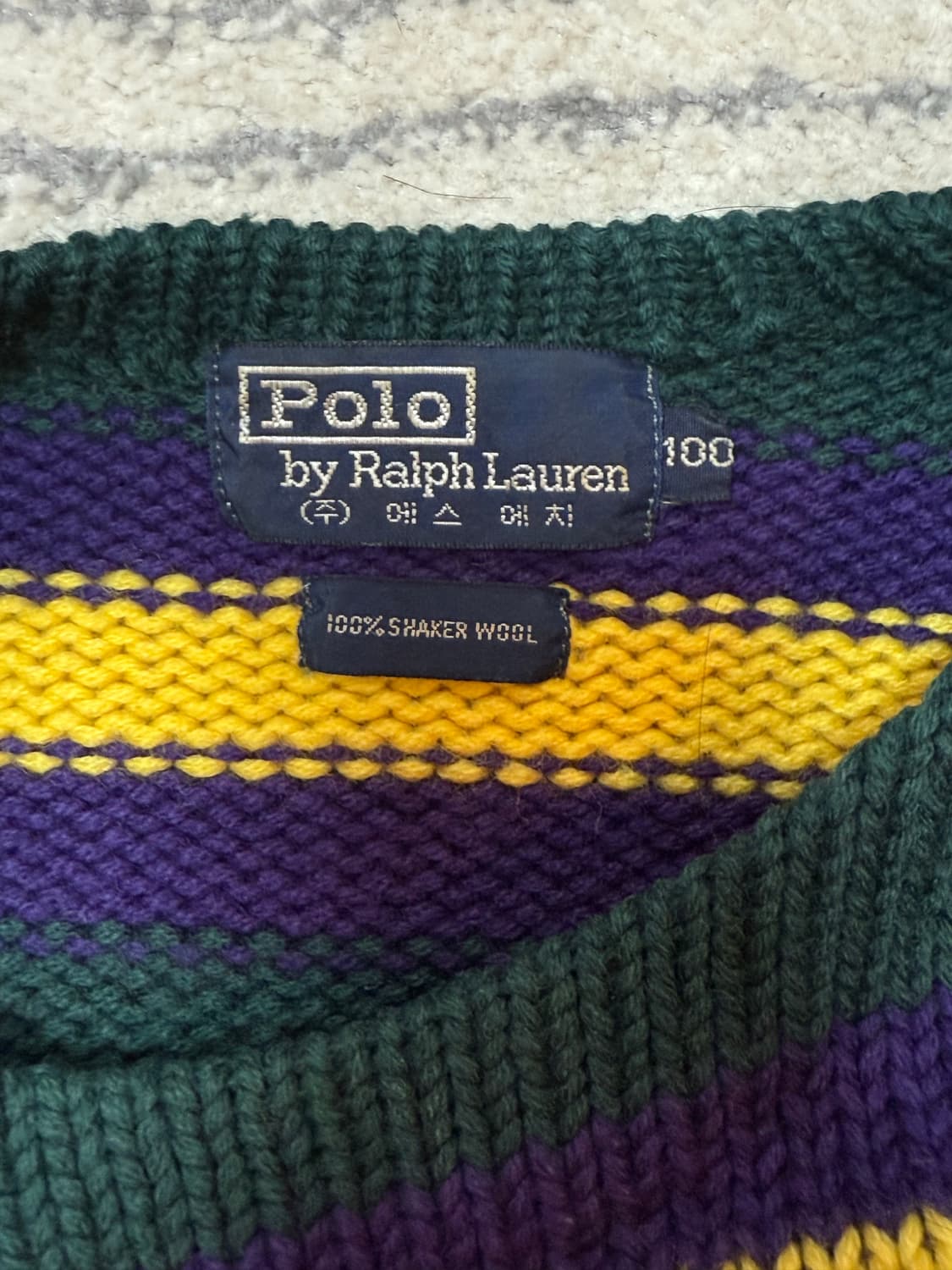 80s 폴로 니트 (Polo) 상품이미지4