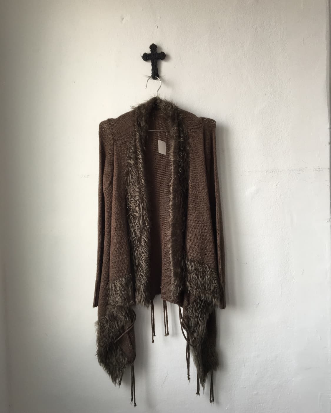 Feather point open knit caridgna 상품이미지2