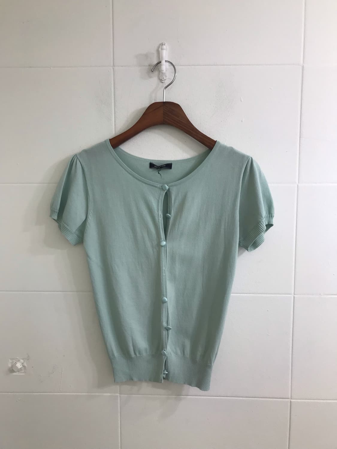 민트 패치워크 원피스 하구미 모리걸 후드집업 코디세트 상품이미지5