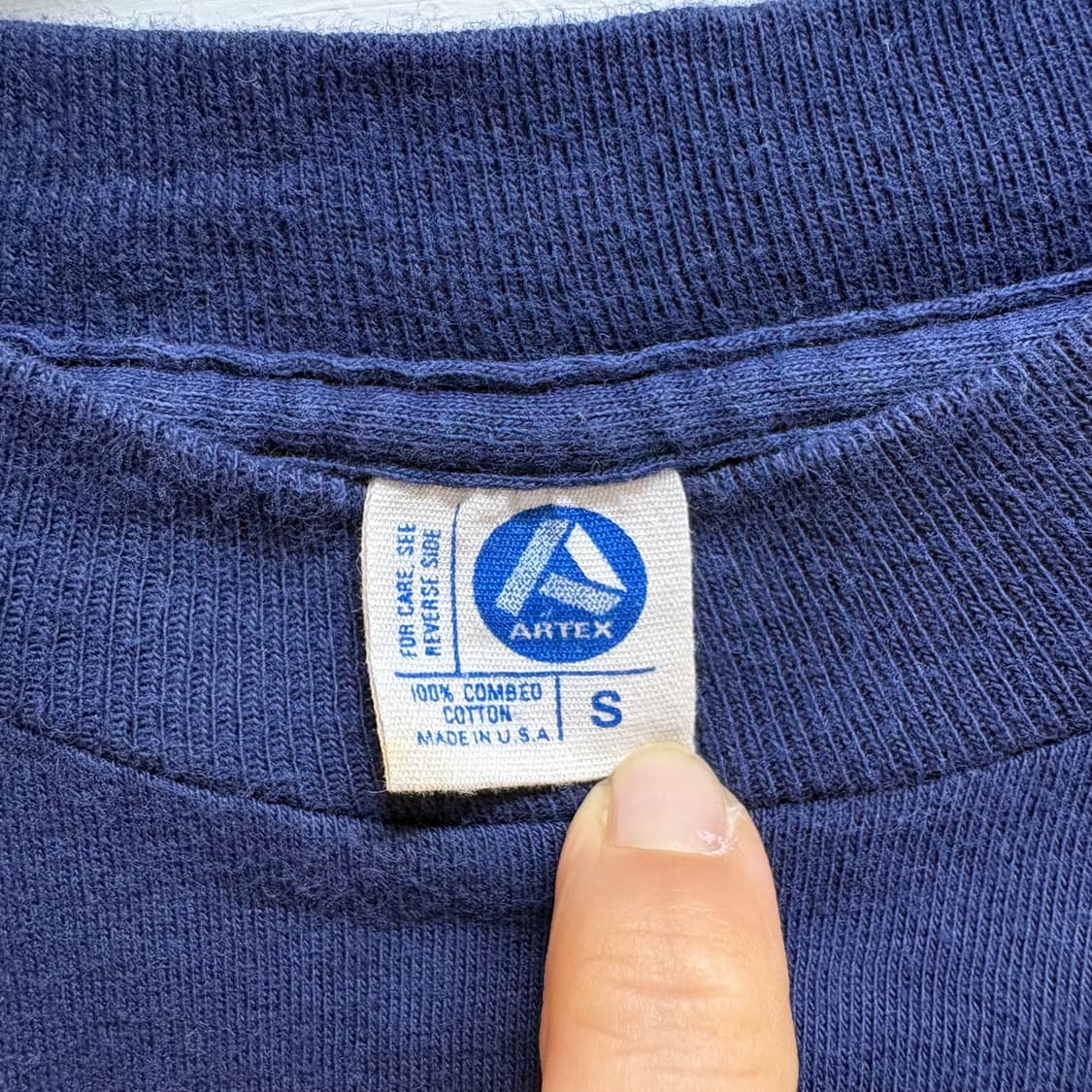80s Artex USA 싱글스티치 반팔티 S 상품이미지2