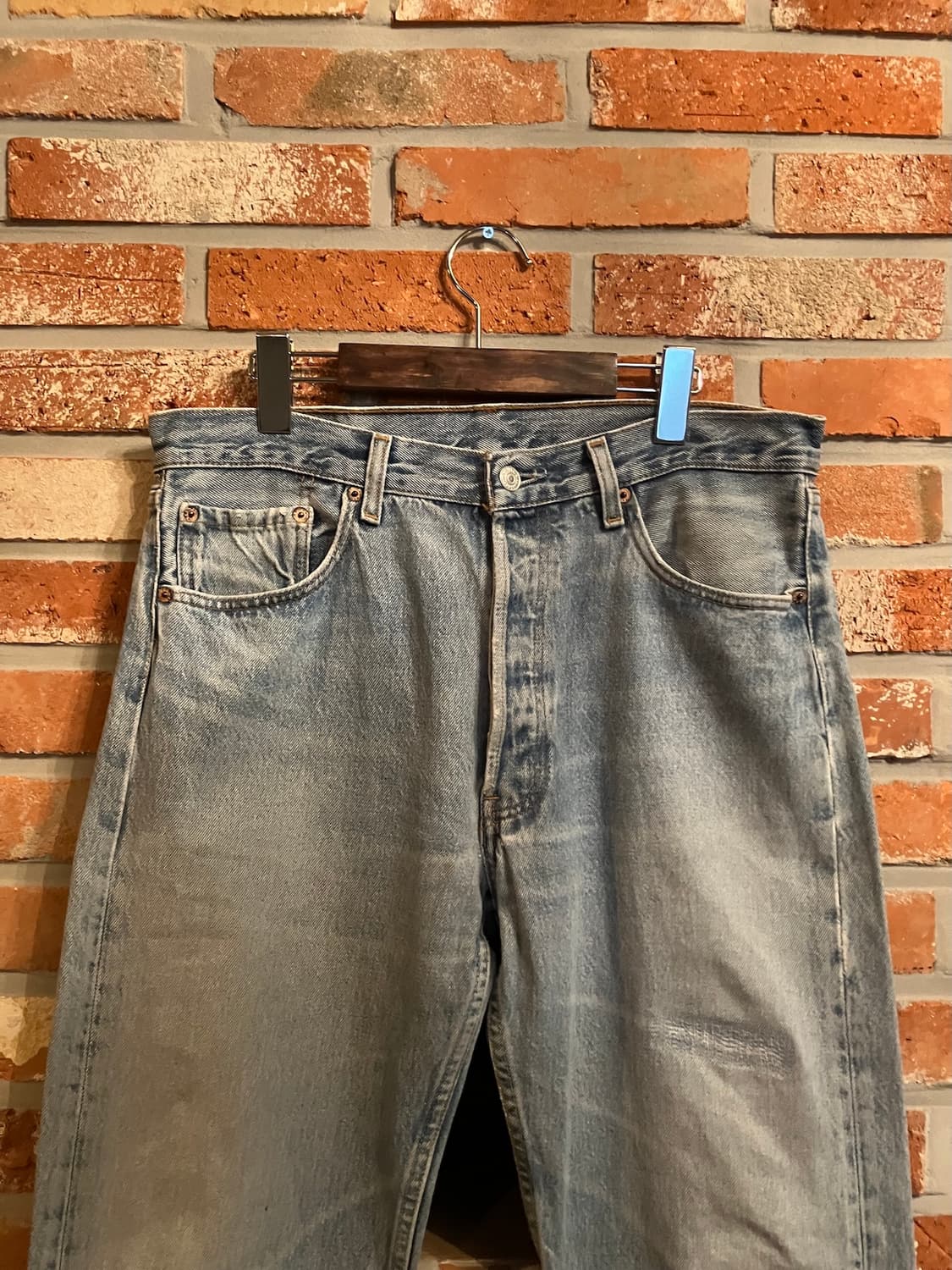 90s USA 빈티지 리바이스 501 데님 팬츠 상품이미지3