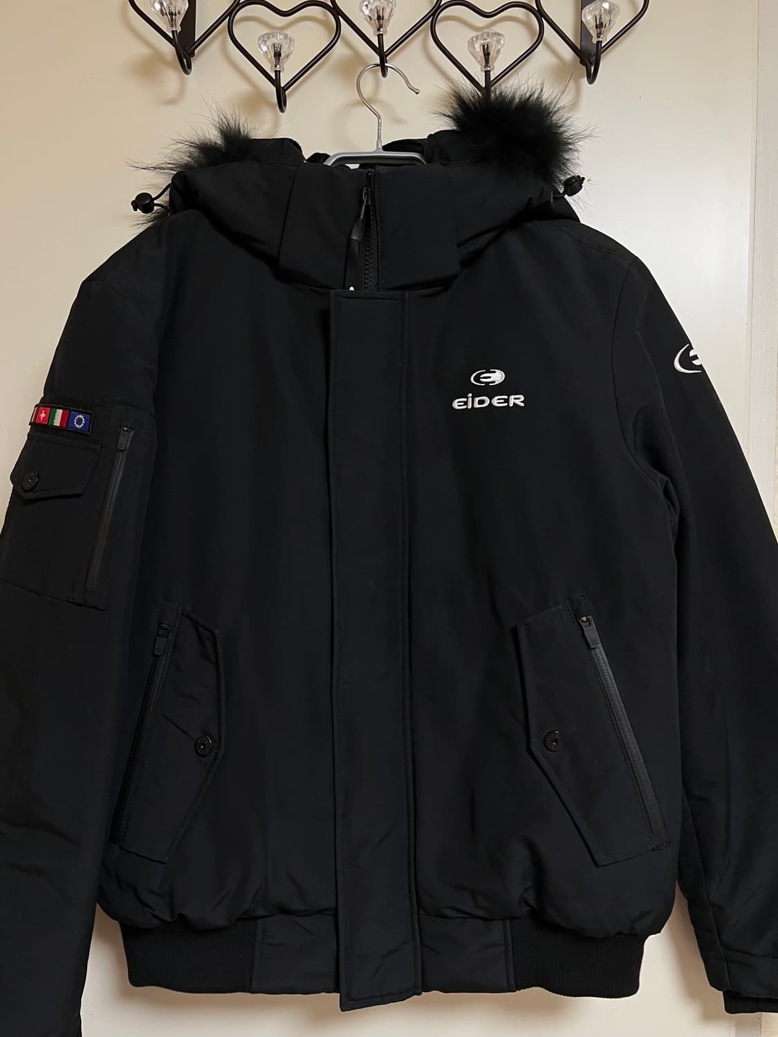 아이더 스투키 UNI 다운 자켓 티타늄블랙 상품이미지1