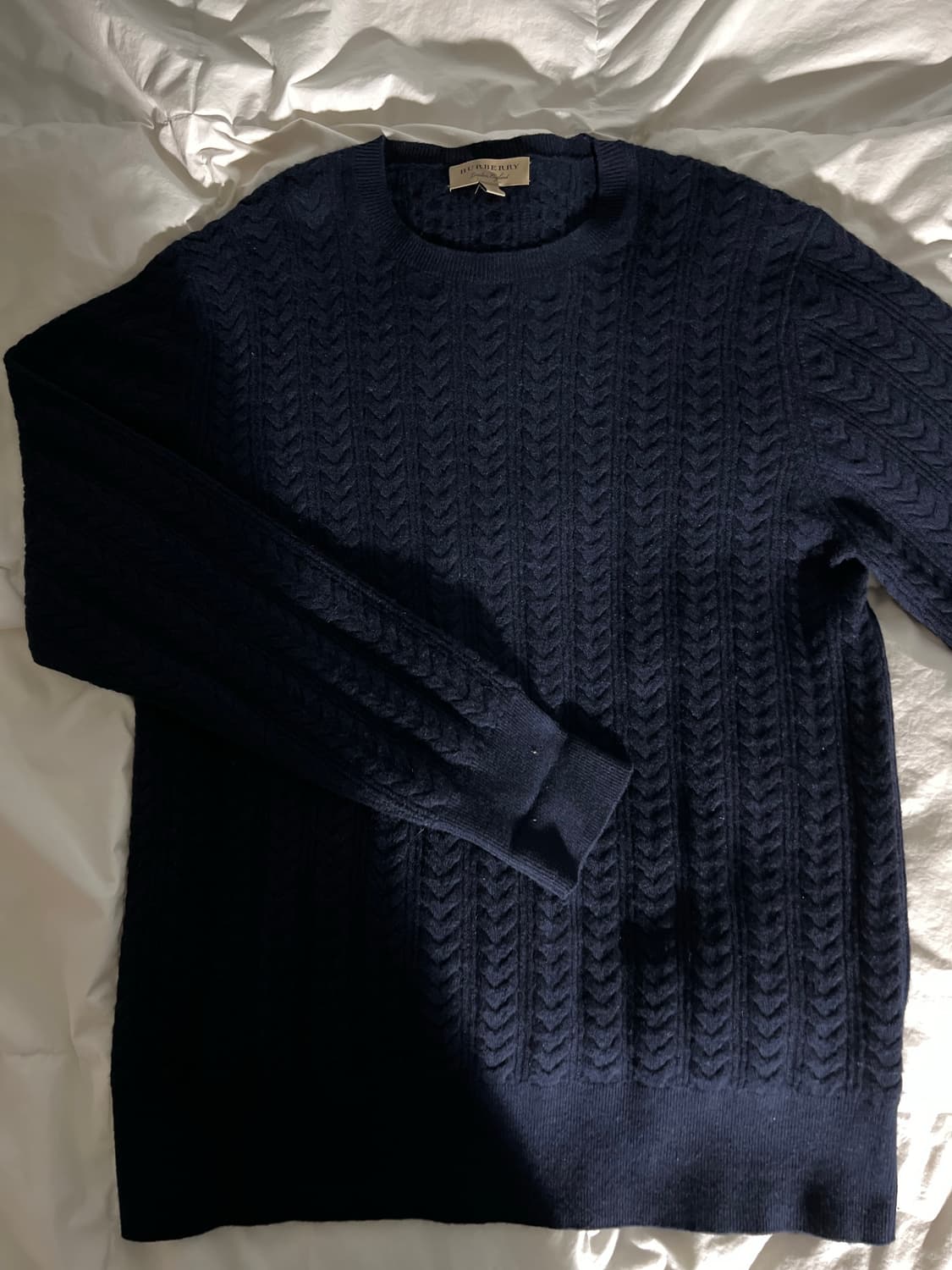 버버리 네이비니트 사이즈XL 상품이미지3