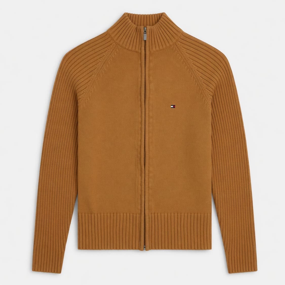 [S] TOMMY HILFIGER 타미힐피거 코튼 니트 집업 상품이미지1