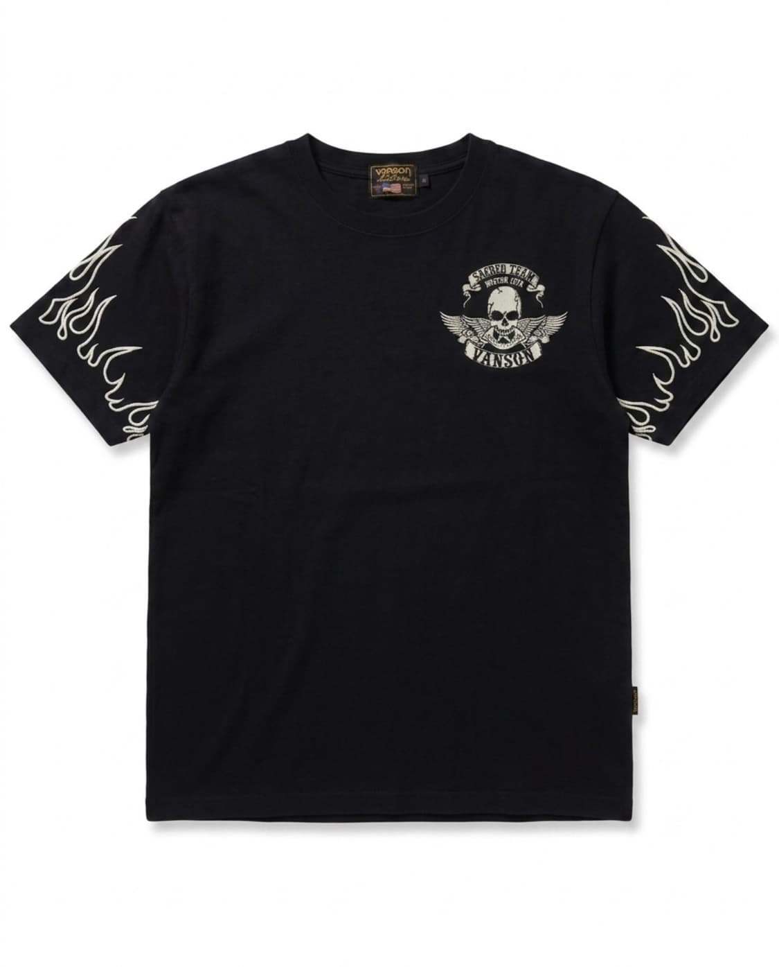 밴슨 스컬 윙 드라이 반팔 상품이미지2