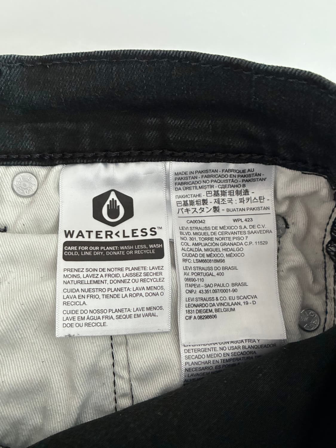 30) 리바이스 511 데님 청바지 흑청 상품이미지5